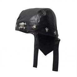 Biker PU Leather Headwrap Cap – Freedom, Strength, faith | Secure Checkout | Tracked Shipping | 7-Day Easy Returns